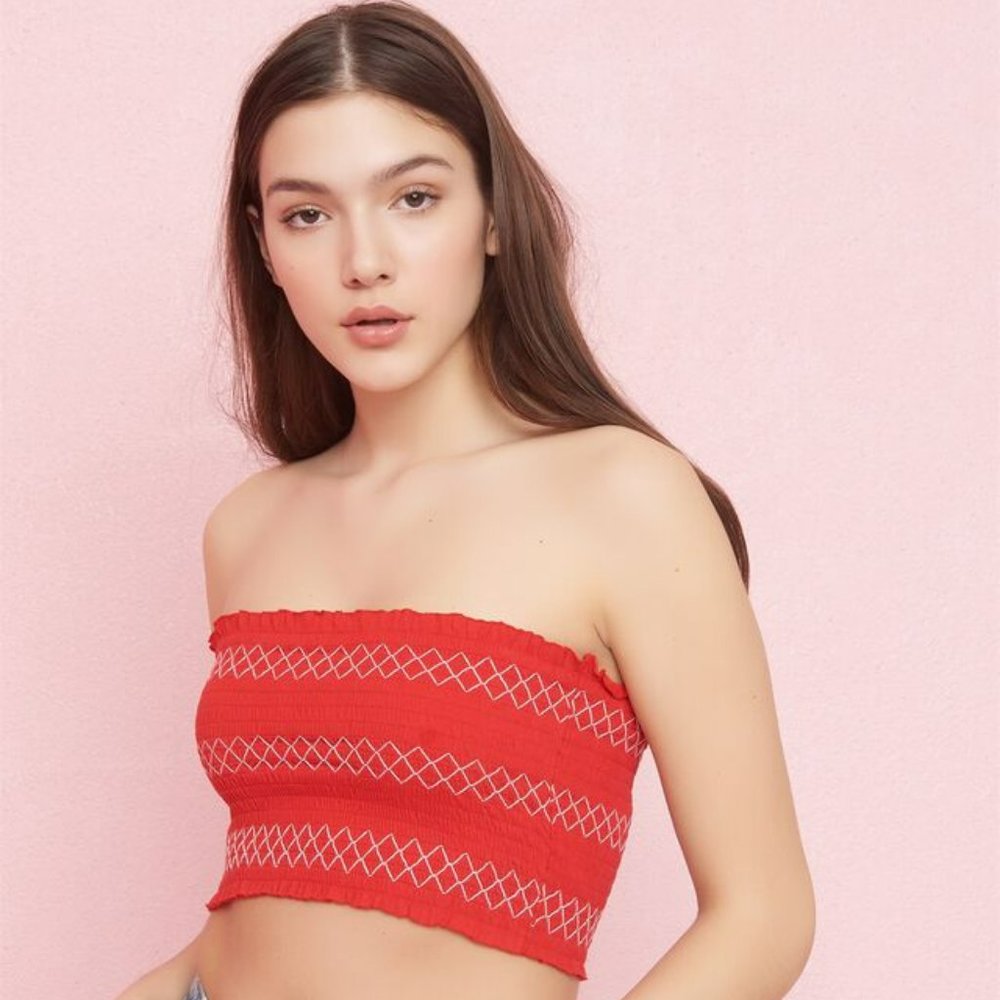 Free with purchase Garage The Smocked Tube Top! XS